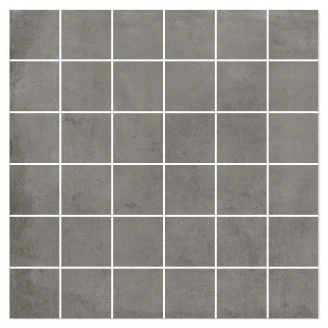 Mosaikk Gulvflis <strong>Stream</strong>  Mørk Grå Matt 30x30 (5x5) cm